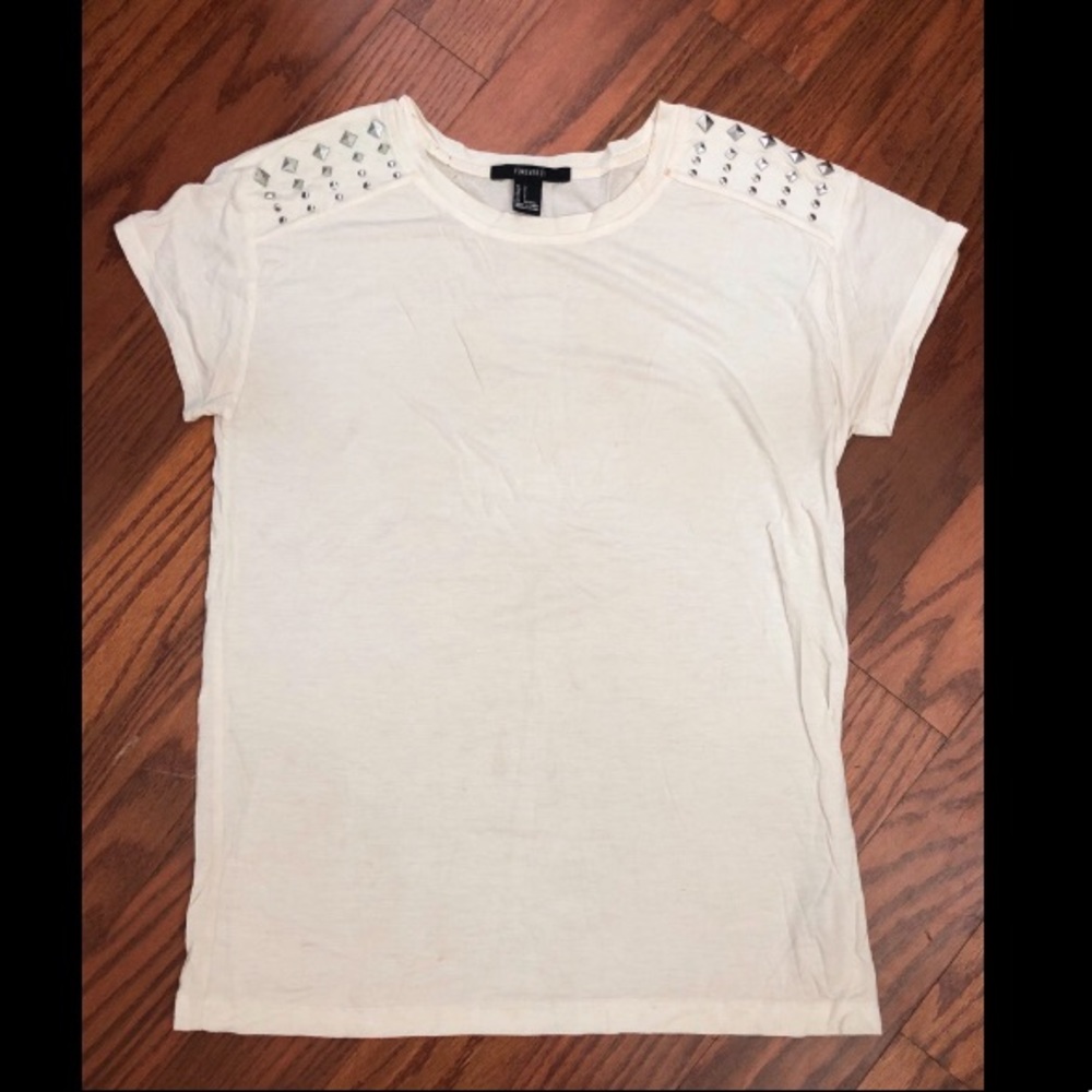 Forever 21 white top.
